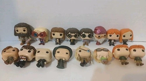 Harry Potter Mini Funko Pop lot of 16 All Different  With 2 Harry Figures