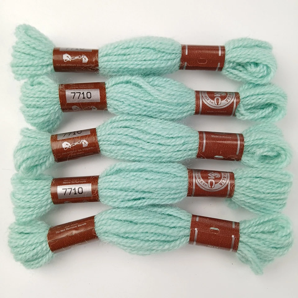 34 Skeins DMC Laine Floralia Persian Wool Yarn Crewel Mixed Color Lot France - Image 4 of 4