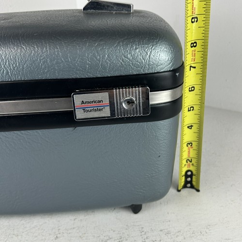 Bagaglio a mano vintage American Touriste treno trucco cosmetico beauty case - Foto 7 di 15