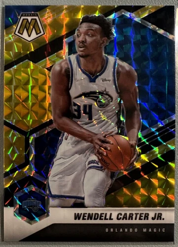 WENDELL CARTER JR. 2020-21 Panini Mosaic Black Gold Choice Prizm 3/8