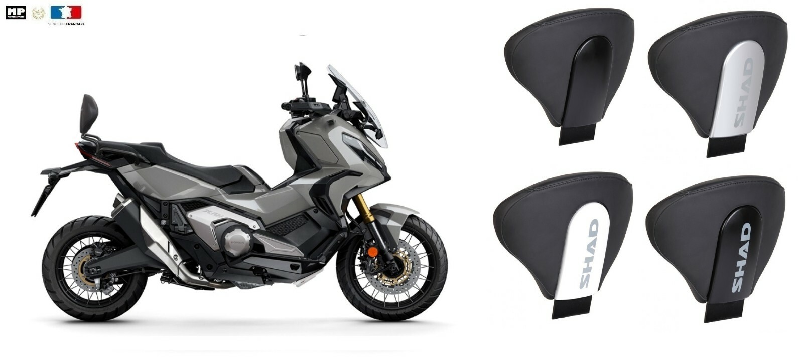 Dosseret passager SHAD Honda X-ADV 750 fixation selle Forza 750