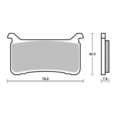 Front Brake Pads SBS 947HS