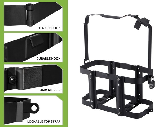 Heavy-Duty Jerry Can Mount - 5 Gallon Capacity, Secure & Space-Saving - Bild 5 von 10