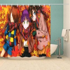 Power Friendship Waterproof Bath Polyester Shower Curtain Liner Water Resistant