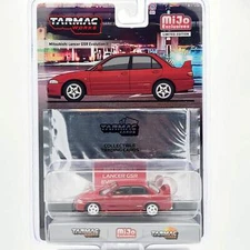 Tarmac Works Mitsubishi Lancer GSR Evo II w/ Tarmac Cards - 1:64 (2024 Global64)