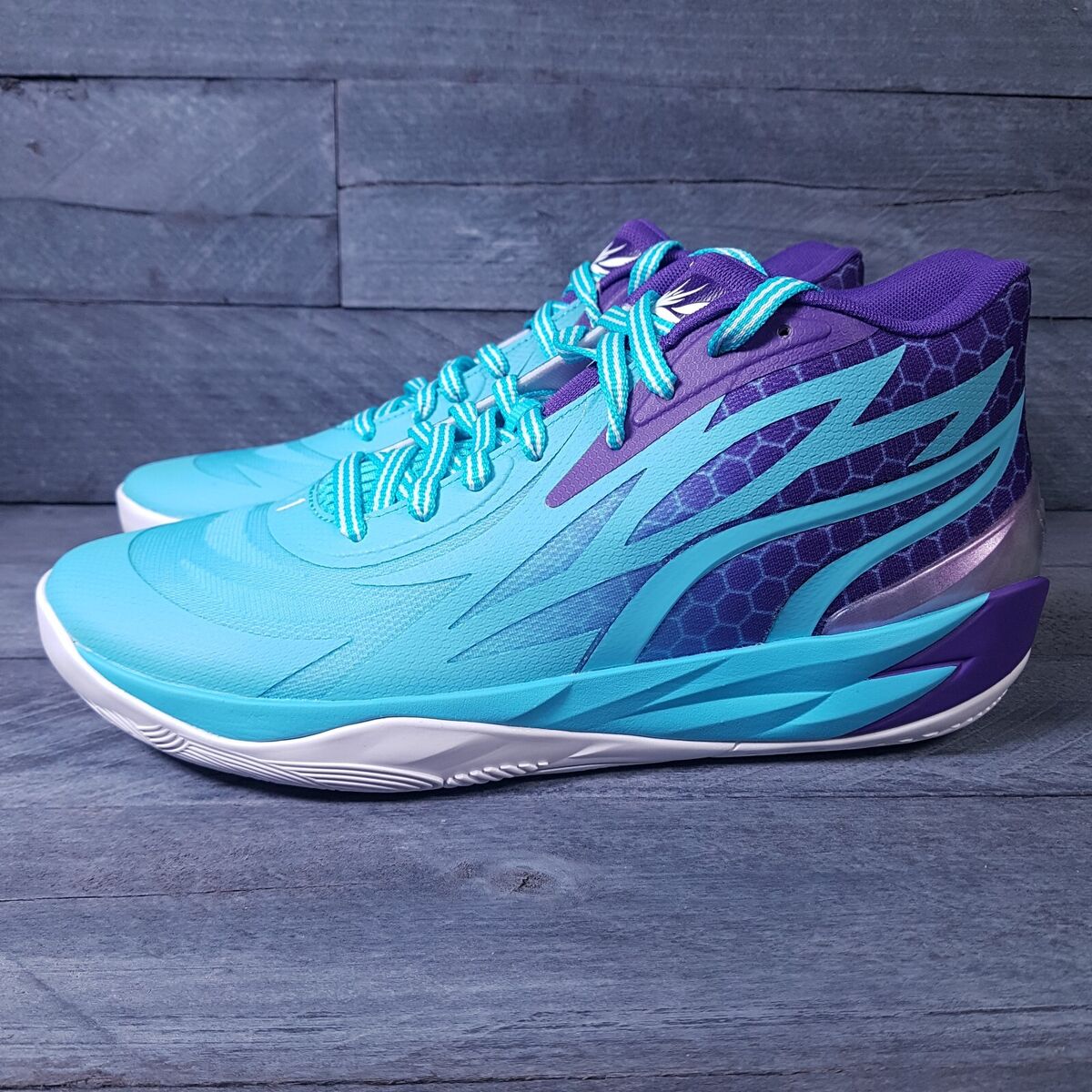 PUMA Lamelo Ball MB.02 'Queen City' Hornets Basketball Shoes PUMA Lamelo Ball MB.02 'Queen City' Hornets Basketball Shoes