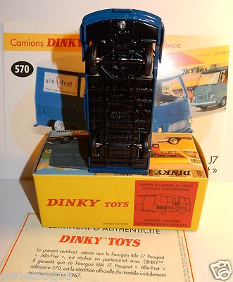 Peugeot J7 Allo fret 1967 edition atlas Dinky