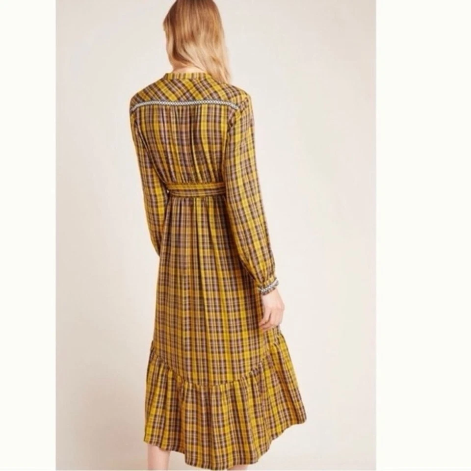 Anthropologie Dalton Wrap Maxi Dress - Sz - Image 2 of 4