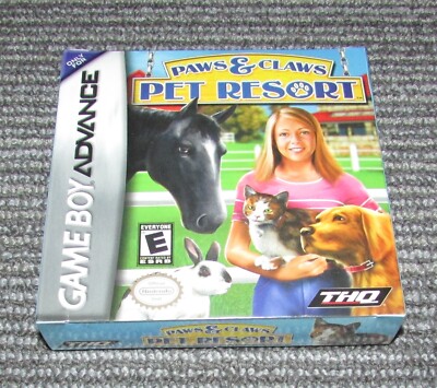 Paws & Claws: Pet Resort (Nintendo Game Boy Advance) Brand New / Fast Shipping