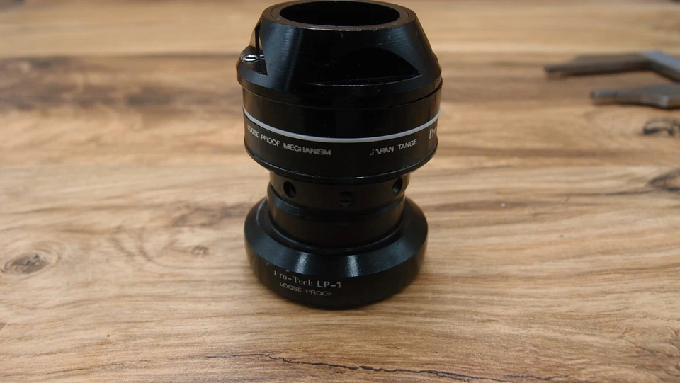 1990's BMX headset Tange PRO TECH LP1 loose proof mechanism Japan 1 1/8 in - Image 3 of 4