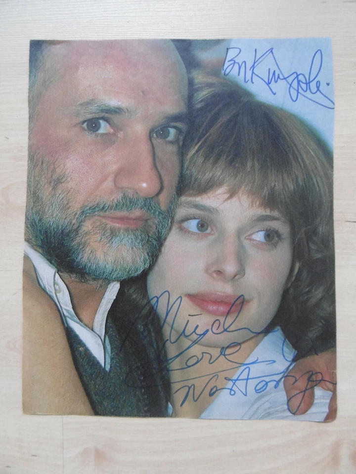 Nastassja Kinski & Ben Kingsley Autogramme signed 20x24 cm Magazinbild - Bild 1 von 1