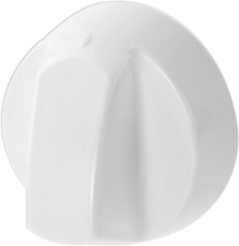 NEW WORLD White Oven Cooker Knob Gas Hob Switch Hotplate Control Knobs + Adaptor