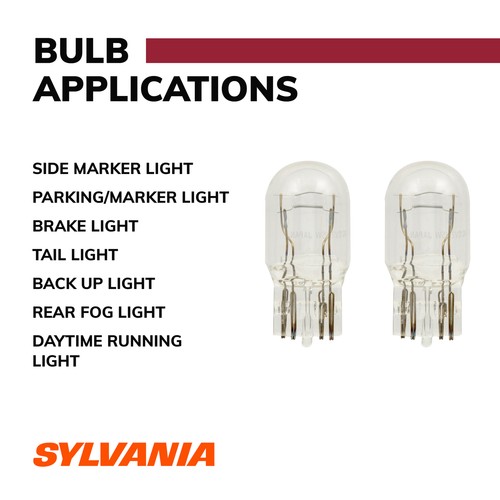 SYLVANIA - 7443 Long Life Miniature - Bulb (Contains 2 Bulbs) - Picture 4 of 7