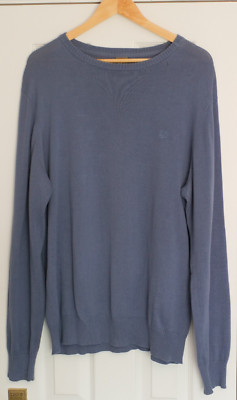 Timberland Pullover 100% Baumwolle Sommer Blau XL