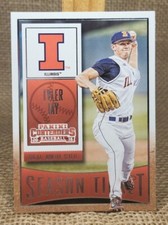 2015 Panini Contenders Tyler Jay Season Ticket Card #95 Illinois Twins A3