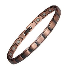 Gorgeous Thin Pure Copper Magnetic Bracelet women Arthritis Pain Relief Balance