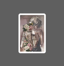 Woman Sticker Beautiful Talented Uplifting