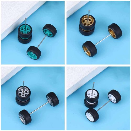 Spoke Custom Alloy 1:64 Wheels And Tyres Real Riders For Hot Rubber Wheels USHOT