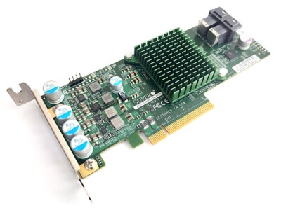 Supermicro AOC-S3008L-L8E SATA / SAS HBA Controller IT-Mode 12Gbps PCIe x8 Avago
