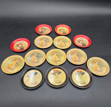 Vintage Coca Cola Metal Coaster Lot of 14