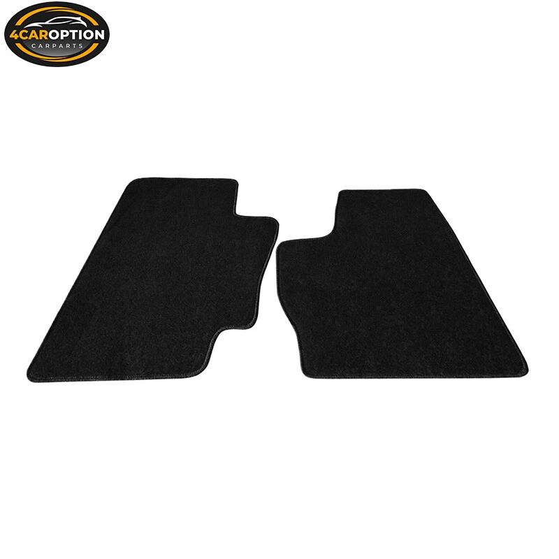Fits 94-01 Dodge Ram 2 3 4Dr Floor Mats Carpet Nylon Black 2PC Foto 2 de 4