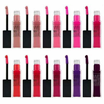 MAYBELLINE Color Sensational Vivid Matte Liquid Lipstick - Farbton wählbar - NEU
