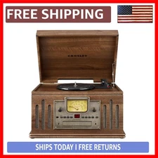 Retro-Inspired Musician Record Player: 3-Speed Turntable, Bluetooth & CD Player