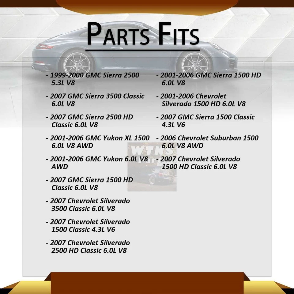 Anclaje de montaje de motor delantero 2 piezas para Cadillac Escalade EXT 2002-2006 AWD Foto 4 de 4