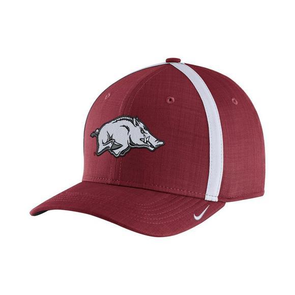 NIKE MEN'S ARKANSAS RAZORBACKS SIDELINE AEROBILL ADJUSTABLE HAT CAP NWT | eBay
