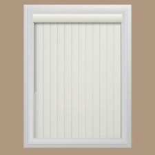 78"x84" Alabaster Light Filtering Vinyl Vertical Blind Cordless Wand Control