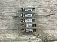 Lot 5 Cisco SFP-10G-SR Transceiver USED with Holograms #M-7