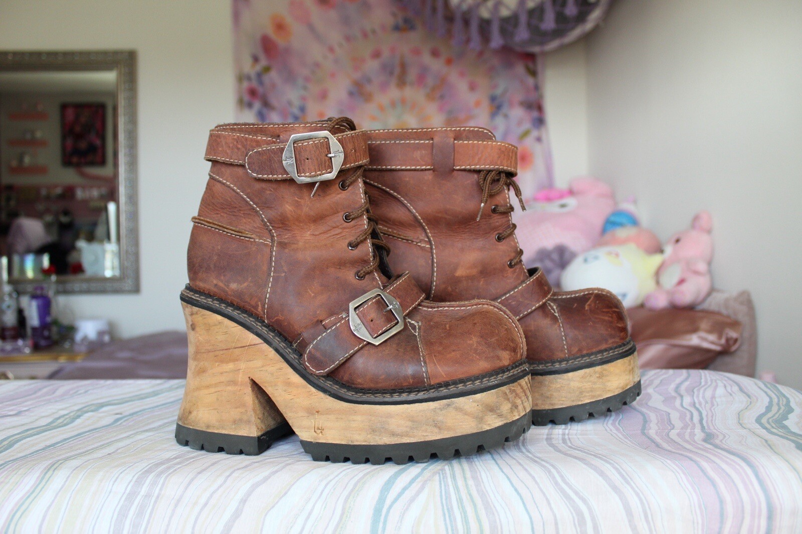 RARE Authentic Vintage London Underground Leather Pla… - Gem