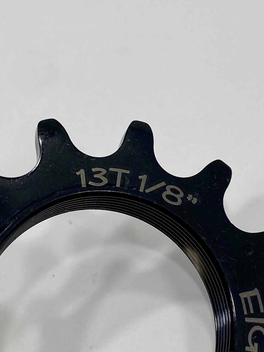 NOS Eighthinch Rear Cog Fixed Gear CNC 13T Black 1/8” Eighth
