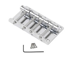 4 String Vintage Bass Bridge Easy to Install and Use for 4-string bass