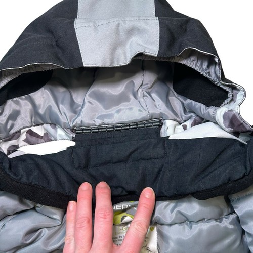 Obermeyer Bolide Ski Snow Jacket I-Grow Kids Boys Black White Size 6 W/ Compass - Picture 17 of 22
