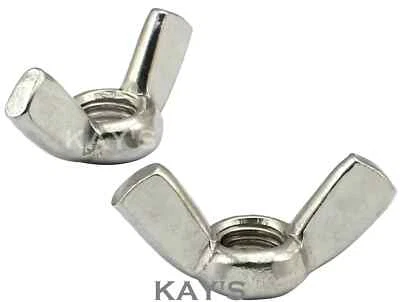 KAYFAST M8 Stainless Steel Wing / Butterfly Nuts x 5 Pc Pack (Free P&P)