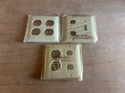 Sierra Double Duplex Despard Single Toggle Misc Asst Wall Cover Plate Lot 3 Vtg