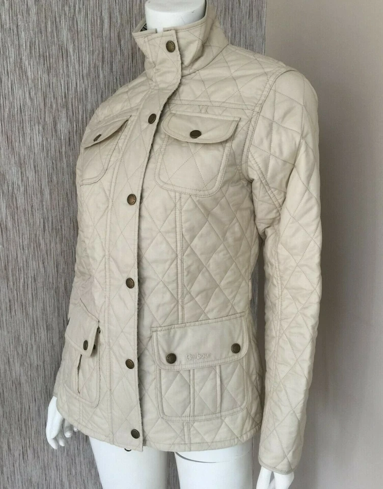 Barbour Pearl MANDERSTON Steppjacke Größe 8 Neu mit Etikett