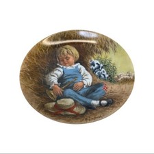 Bradex "Little Boy Blue" Plate by John McClelland from the Mother Goose Series