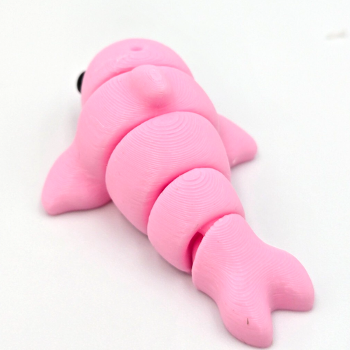 Inquietos Sea Critter impresos en 3D 3 piezas, articulados, 2,5", foca, delfín y ballena - Imagen 16 de 22