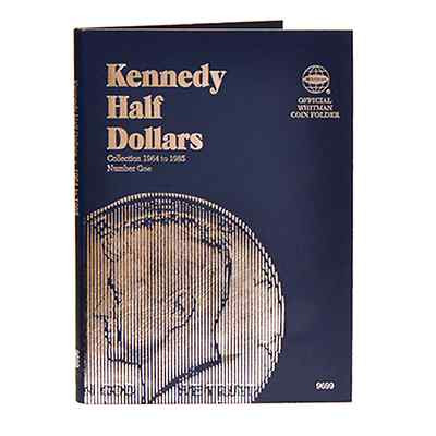 Whitman Coin Folder 9699 Kennedy Half Dollar #1 1964-1985  Album / Book  50 cent
