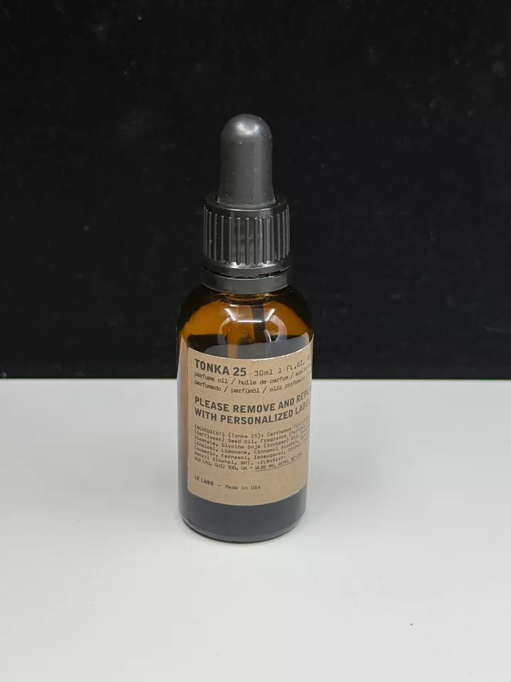 NUEVO Aceite de Perfume Le Labo TONKA 25 1 fl oz/30 ml NUEVO SIN CAJA*Verificar Descripción Foto 2 de 4