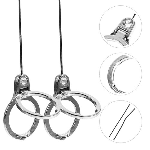 4 Pcs Mobile Phone Lanyard Finger Buckle Wrist Strap Cellphone Ring Holder - Photo 6/12