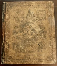 Antique McNally's System of Geography 1863 Atlas Complete with 110 pages