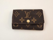 Authentic Louis Vuitton Key Case 4 Ring Hook Multicles Brown Monogram LV Cover