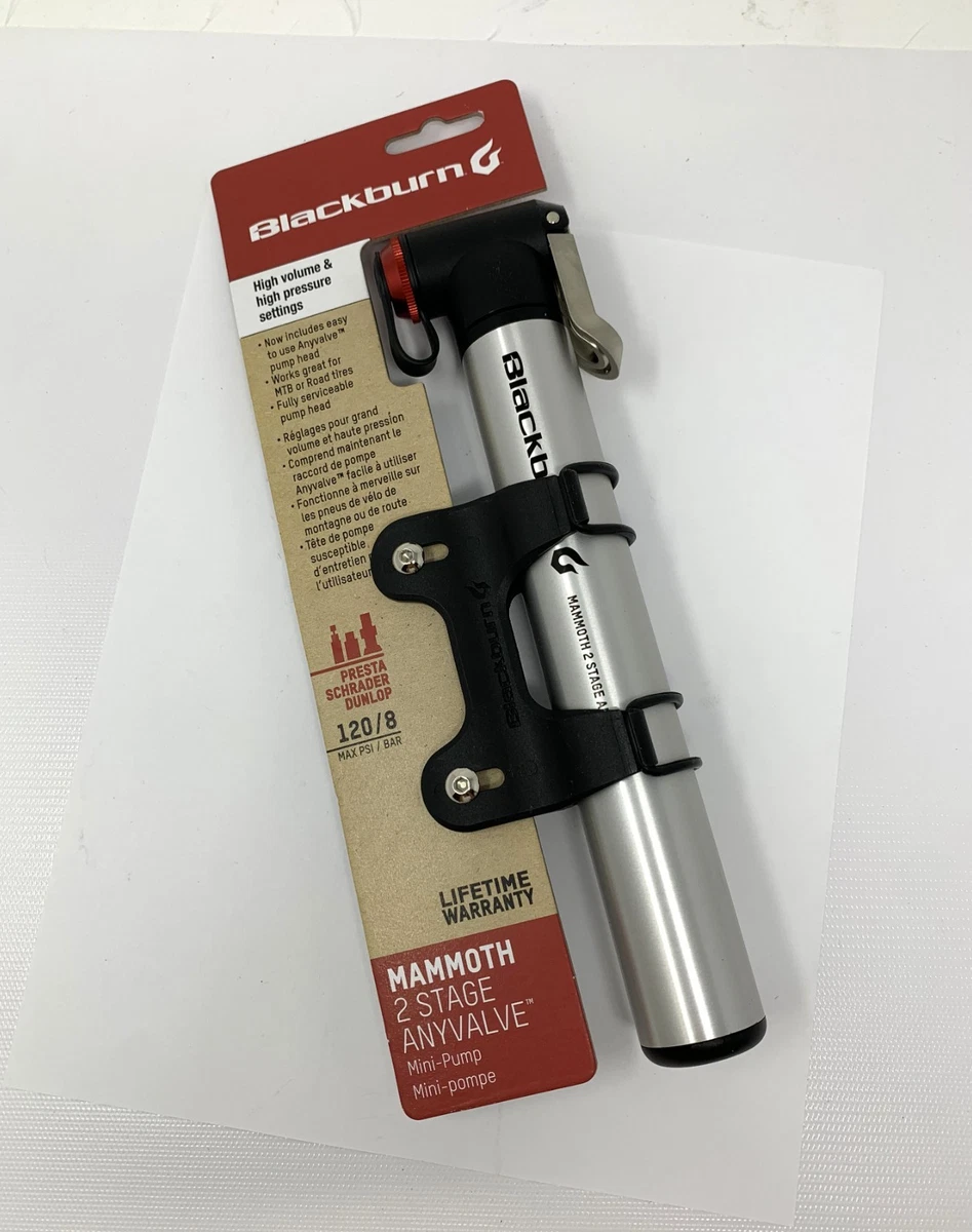 Pompa Mini Per Bici Blackburn Mammoth, Colore Verde, In Alluminio, Pratica E Leggera 120g - Foto 5