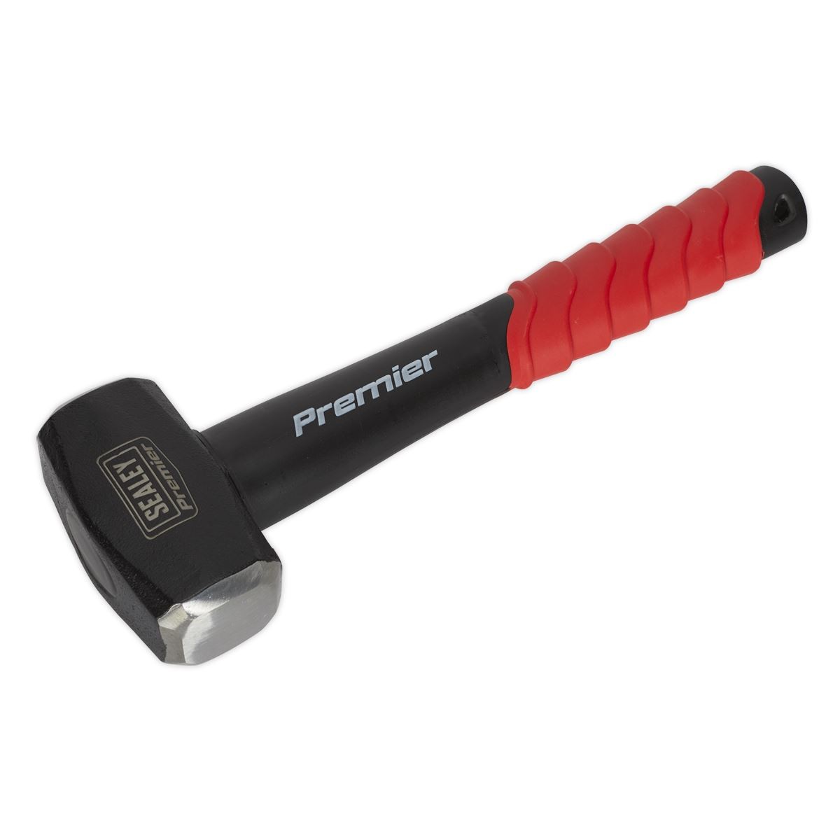 Sealey CHF251 Club Hammer 2.5Lb Fibreglass Shaft - Drop-Forged Carbon Steel Head - Shock-Absorbing Rubber Grip - Image 8