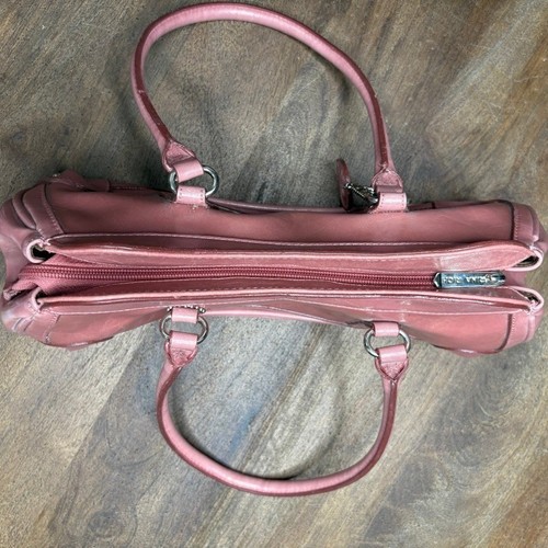 RINA RICH Pink Y2K Baguette Shoulder Bag Vintage Purse - Picture 4 of 10