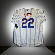 Juan Soto of the NY Mets autographed baseball jersey PAAS COA
