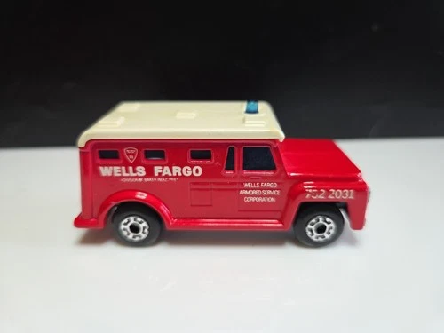 Vintage 1978 Matchbox Wells Fargo Armored Truck Lesney Superfast No. 69.